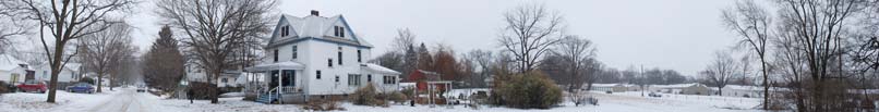 The house in winter.